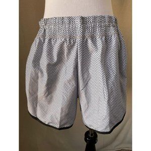 Rivalry Threads White/Gray Chevron Print AZ Sun Devils Running Shorts